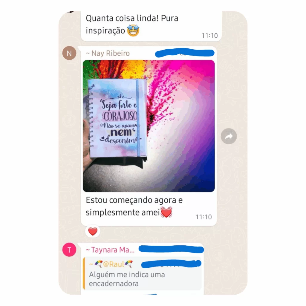Depoimento de cliente no WhatsApp 2