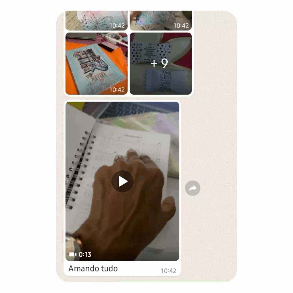 Depoimento de cliente no WhatsApp 3