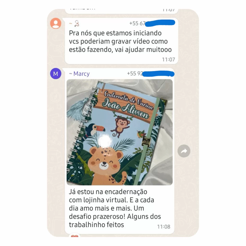 Depoimento de cliente no WhatsApp 7